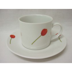 TAZA Y PLATO TE 300ML...