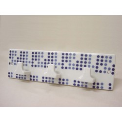 PERCHA TRIPLE CUBO POMPAS...