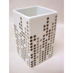 VASO BAÑO MING POMPAS GRISES