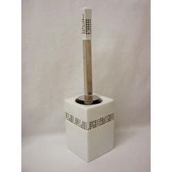 ESCOBILLERO CUBO POMPAS GRISES