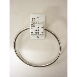 TOALLERO ARO CUBO POMPAS...