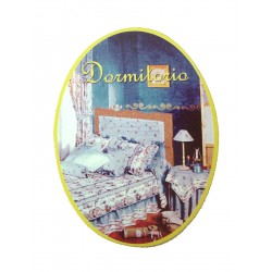 PLACA MADERA OVAL...