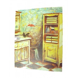 CUADRO TABLA BAÑO VERDE...