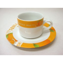 TAZA Y PLATO CAFE 120ML...