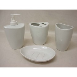 JUEGO BAÑO 4 PIEZAS CURVA...