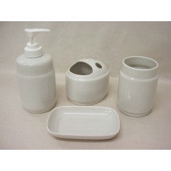 JUEGO BAÑO 4 PIEZAS BORDE...