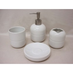 JUEGO BAÑO 4 PIEZAS REDONDO...