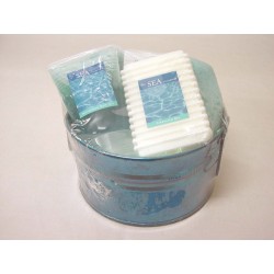 JUEGO BAÑO ASEO AZUL METAL...