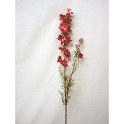 FLOR VARA LARKSPUR SPRAY ROJO