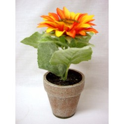 MACETA CON FLOR GIRASOL...