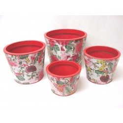 JUEGO 4 MACETEROS DECOPATCH...