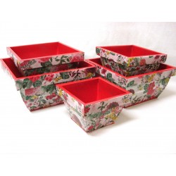 JUEGO 5 MACETEROS DECOPATCH...