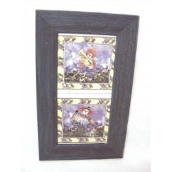 CUADRO PEQUEÑO DOBLE AZUL...