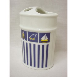 VASO CEPILLOS ESTRIAS...