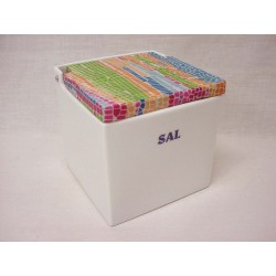 SALERO CUADRADO LETRERO SAL...