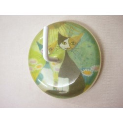 PERCHA REDONDA PAREJA DE GATOS