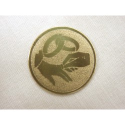 DISCO MEDALLA METAL FINO BODA