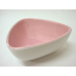 CUENCO PEQUEÑO TRIANGULAR ROSA