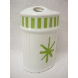 VASO CEPILLOS BAÑO RAYAS...