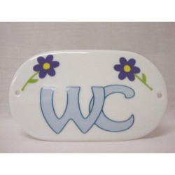 PLACA OVALADA BAÑO...