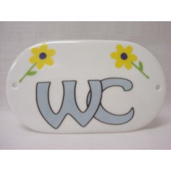 PLACA OVALADA BAÑO...