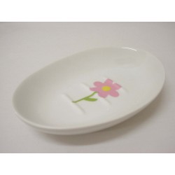 JABONERA CURVA MARGARITA ROSA