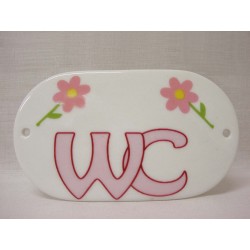 PLACA OVALADA BAÑO...