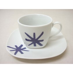TAZA Y PLATO CAFE 100ML...