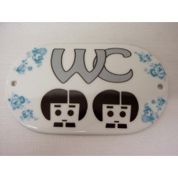 PLACA OVALADA BAÑO...