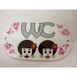 PLACA OVALADA BAÑO...