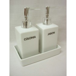 JUEGO BAÑO 3 DOSIFICADOR...