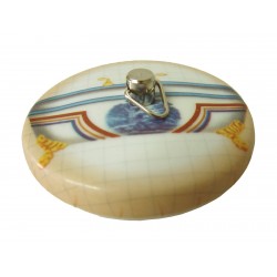 TAPON PORCELANA BAÑERA AZUL...