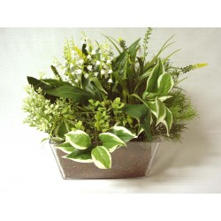 CENTRO MACETA CRISTAL RECTO...