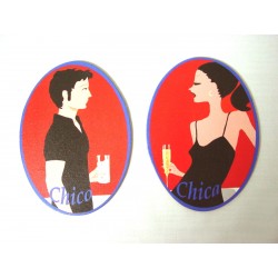 JUEGO 2 PLACAS BAÑO OFICINA...