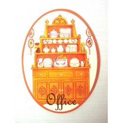 PLACA MADERA OVAL OFFICE...