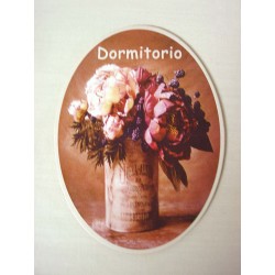 PLACA MADERA OVAL...