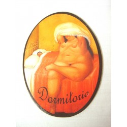 PLACA MADERA OVAL...