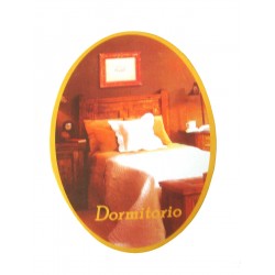 PLACA MADERA OVAL...