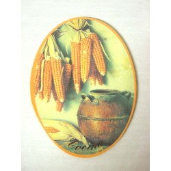 PLACA MADERA OVAL COCINA...